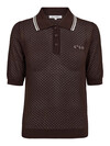 CO' COUTURE POLO STRIK, LUE DARK BROWN