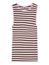 NØRGAARD PÅ STRØGET TANK TOP, BROWN/ECRU/PINK