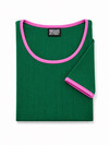 NØRGAARD PÅ STRØGET T-SHIRT, K/Æ GREEN/LIGHT PINK