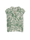 BLACK COLOUR BLUSE, SAGE GREEN