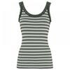 TIM & SIMONSEN TOP, ISA STRIPE RIB OLIVA