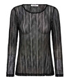 CO' COUTURE BLUSE, BARB O-NECK BLACK