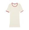 NØRGAARD PÅ STRØGET T-SHIRT, K/Æ ECRU/RED