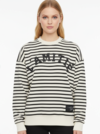 HAUTE L'AMITIÉ SWEATSHIRT, STRIPE BLACK/WHITE