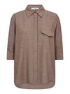 CO' COUTURE SKJORTE, JIHO BROWN