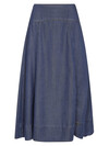 MOS MOSH NEDERDEL, AURORA LIO SKIRT DARK BLUE 