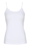 TIM & SIMONSEN TOP, 202 ELLEN SPAGHETTI BIANCO WHITE