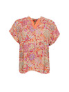 BLACK COLOUR TOP, LUNA ANDREA PACIFIQUE ORANGE MIX