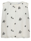 CO´ COUTURE BALLOON TOP, COLLEEN OFF WHITE