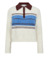 CO´COUTURE ZIP STRIK, TORY STRIPE OFF WHITE