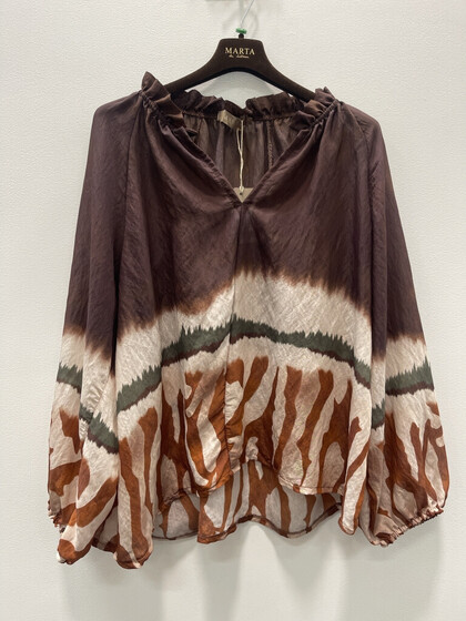 MARTA BLUSE, 003 MARRONE
