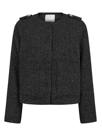 CO' COUTURE JAKKE, INES BOUCLE BLACK