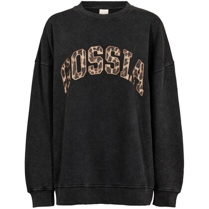 GOSSIA SWEAT, MALIN BLACK WASHED