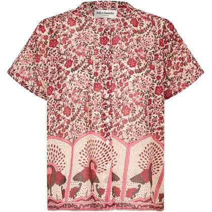 LOLLYS LAUNDRY SKJORTE, MYA RED