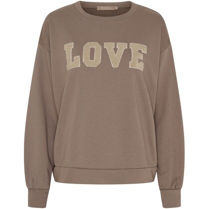MARTA SWEATSHIRT, 7976 FANGO MELANGE