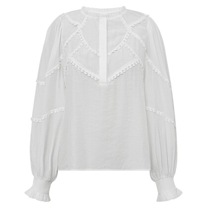 GOSSIA BLUSE, PASCALE OFF WHITE