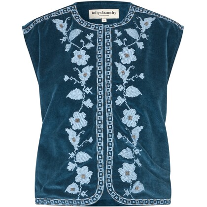 LOLLYS LAUNDRY VEST, BIN BLUE