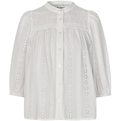LOLLYS LAUNDRY BLUSE, JUNE WHITE