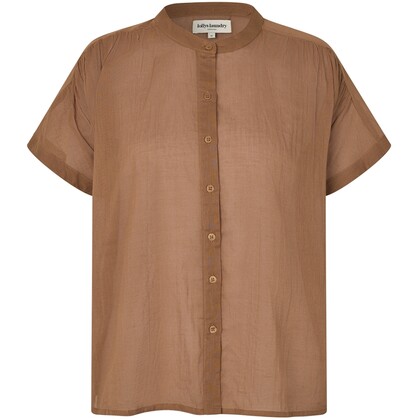 LOLLYS LAUNDRY BLUSE, MYA CAMEL