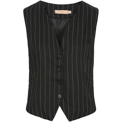 MARTA VEST, 81093-1 BLACK STRIPE
