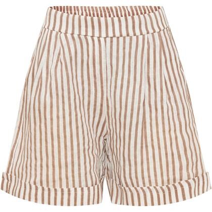 MARTA HØR SHORTS, 61072 CAMEL STRIP