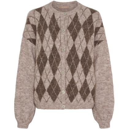 MARTA STRIK CARDIGAN, 8225 FANGO