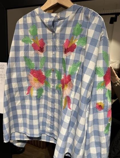 QNUZ  BLUSE, BOHEME COTTON ECRU