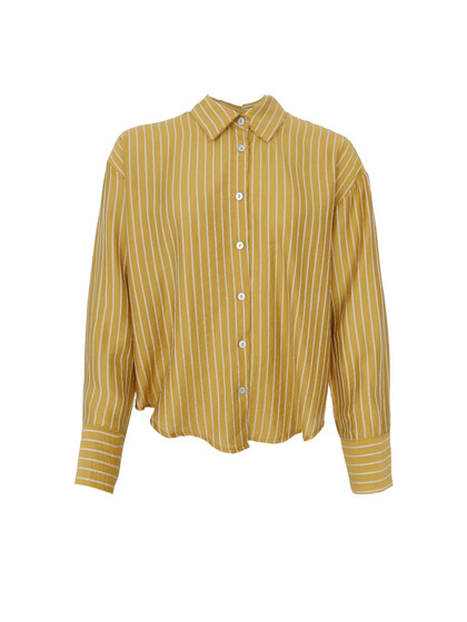BLACK COLOUR SKJORTE, MALONE MUSTARD