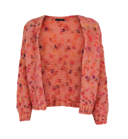 BLACK COLOUR CARDIGAN, DANY COLOR BOMB PEACH