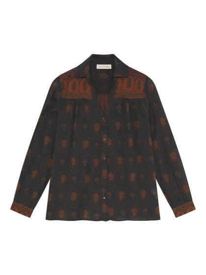 MAISON HOTEL SKJORTE, LOUIS DARK BLUE