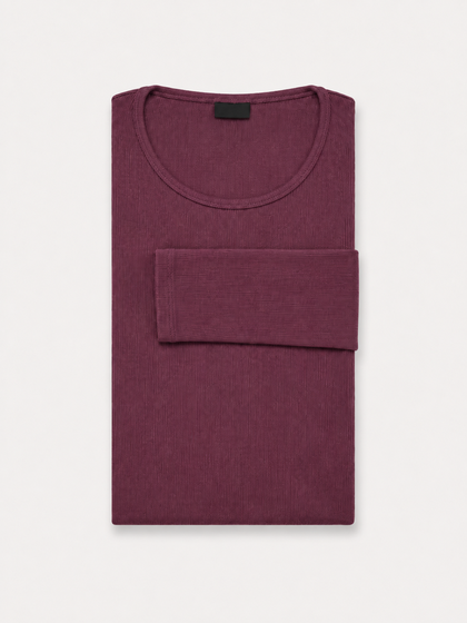 NØRGAARD PÅ STRØGET T-SHIRT, 101 SOLID AUBERGINE