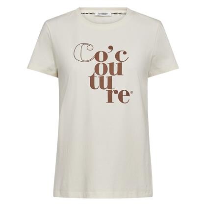 CO' COUTURE T-SHIRT, COCOTURE OFF WHITE