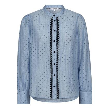 CO' COUTURE SKJORTE, DALLY DOT PALE BLUE