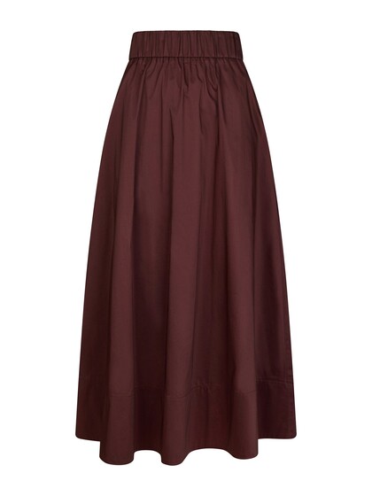NEO NOIR NEDERDEL, YARA POPLIN BURGUNDY