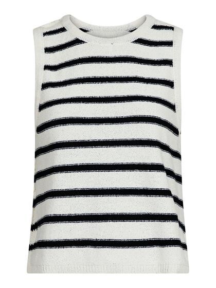 NEO NOIR TOP, CHIRA BOUCLE STRIPE