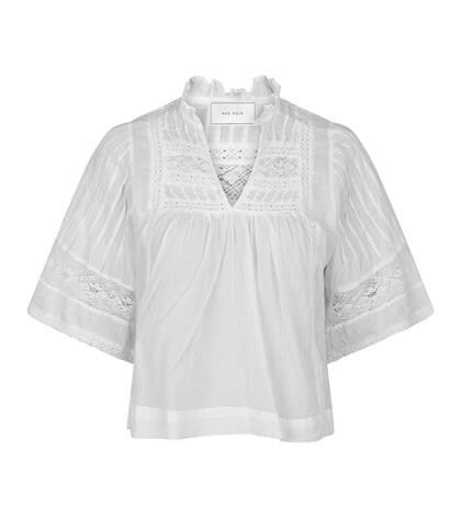NEO NOIR BLUSE. SIAMA VOILE HVID
