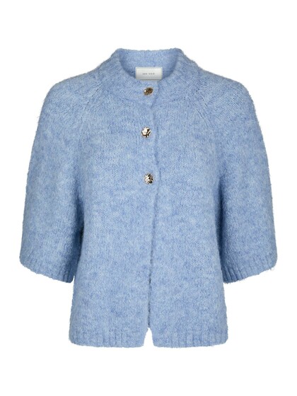 NEO NOIR STRIK CARDIGAN, BENUTA DUSTY BLUE
