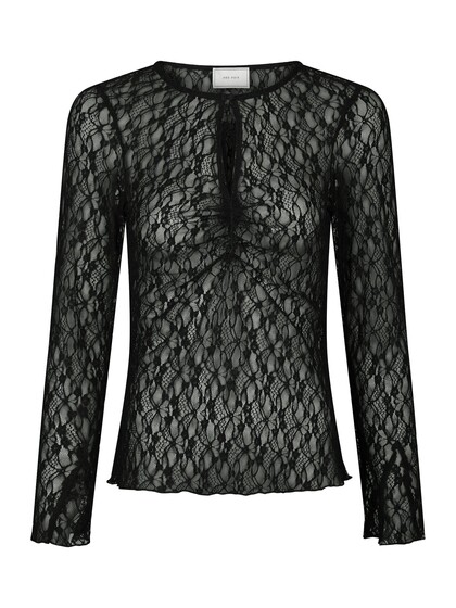 NEO NOIR BLUSE, MATRIA LACE BLACK