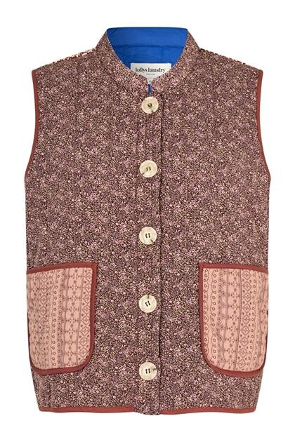 LOLLYS LAUNDRY VEST, CAIRO 74 FLOWER PRINT
