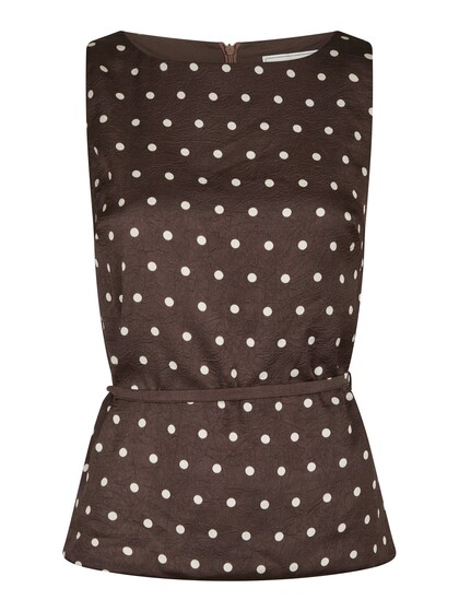 NEO NOIR TOP, NASSA DARK BROWN