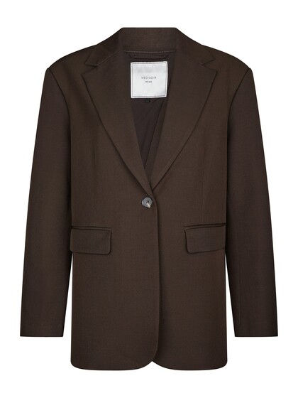 NEO NOIR BLAZER, AARIELLE DARK BROWN
