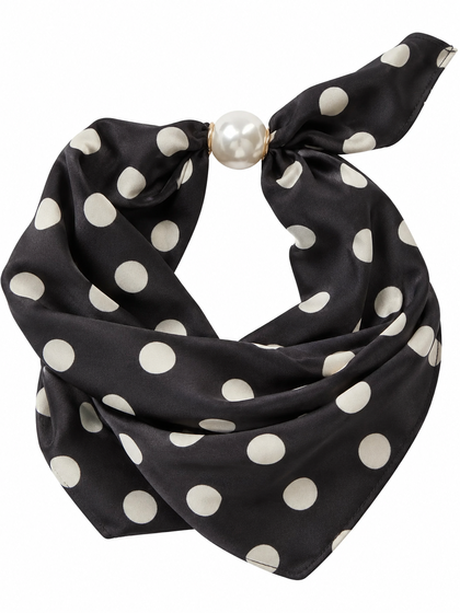 CO' COUTURE TØRKLÆDE, PEARL BLACK