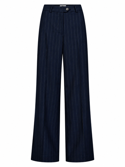 CO' COUTURE BUKSER, GABIE PIN WIDE NAVY