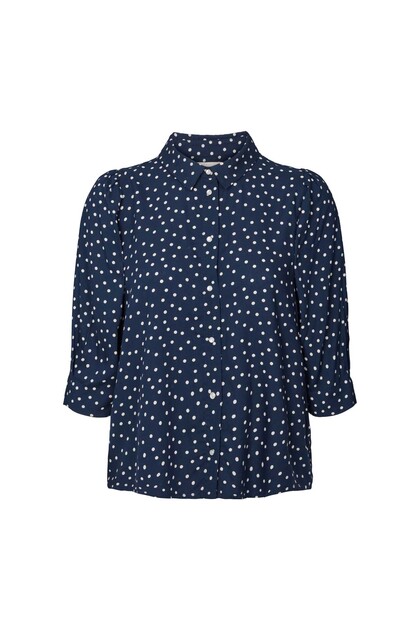 LOLLYS LAUNDRY SKJORTE, BONO DOT PRINT