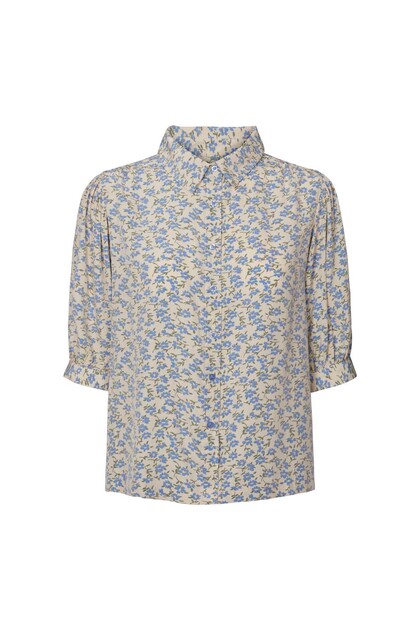 LOLLYS LAUNDRY SKJORTE, ZOE FLOWER PRINT