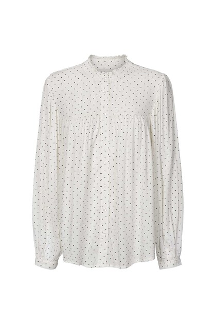 LOLLYS LAUNDRY SKJORTE, CARA DOT PRINT