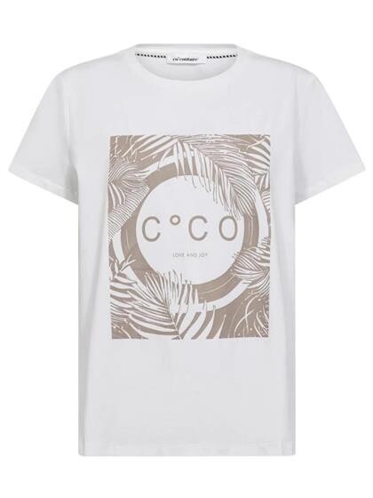 CO' COUTURE T-SHIRT, SIARA HVID