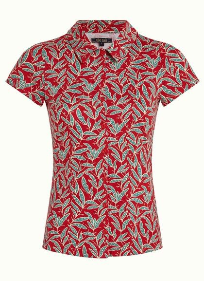 KING LOUIE BLUSE, PEREIRA CHILI RED