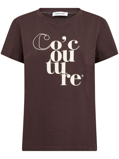CO' COUTURE T-SHIRT, 43002 CHOKOLADE