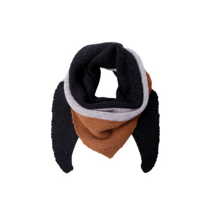 BLACK COLOUR TØRKLÆDE, KORA KNITTED MINI BLACK